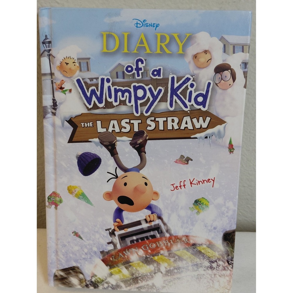 Diary of a Wimpy Kid: The Last Straw Hardcover Jeff Kinney Disney+ Edition 2025